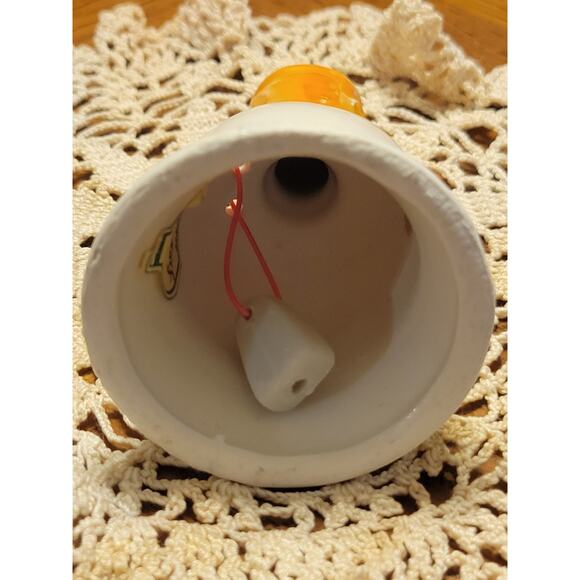 Vintage Lugene's Dinner Bell White State Flower Japan Collectible Decorative - Picture 7 of 8